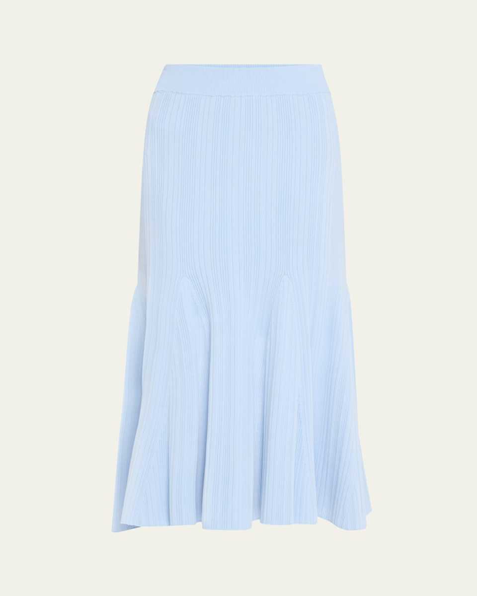 Dara Ribbed Midi Skirt